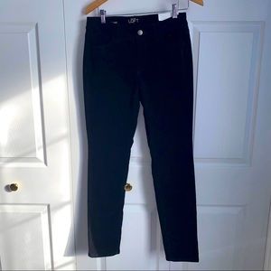 Loft Velvet Jeans Size: 6 Curvy Black